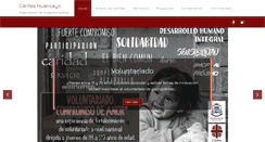 Desktop Screenshot of caritashuancayo.org.pe